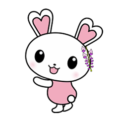 [LINEスタンプ] うさみん 1日中使えるスタンプ