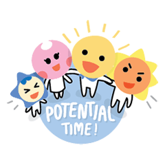 [LINEスタンプ] potential time！