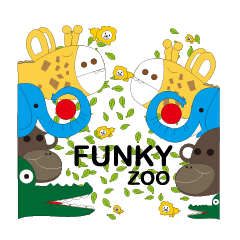 [LINEスタンプ] funky-zoo