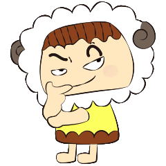 [LINEスタンプ] pudding sheep