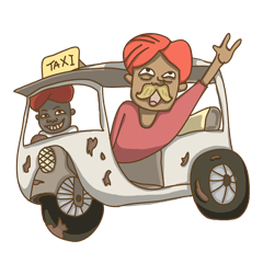 [LINEスタンプ] Dek India