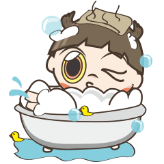 [LINEスタンプ] YING-BEI-BEI  every day TIME
