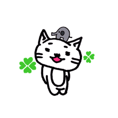 [LINEスタンプ] ムギがいたら