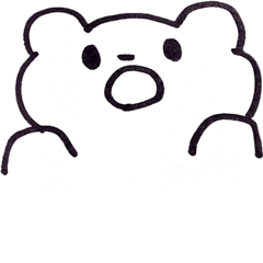 [LINEスタンプ] ただのクマ