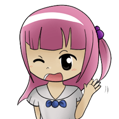 [LINEスタンプ] Namkhing ... a freshy girl (TH)