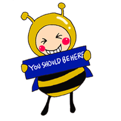 [LINEスタンプ] Honey Honey Bee