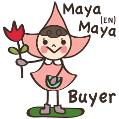 [LINEスタンプ] Mayamaya Online Shopping Buyer (EN)