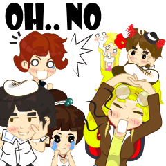 [LINEスタンプ] Lady six to fun