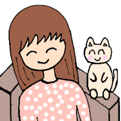 [LINEスタンプ] Sisters and cats