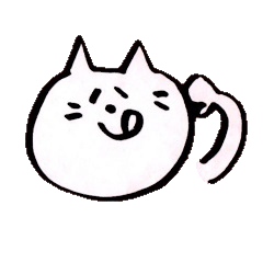 [LINEスタンプ] 白いねこさん