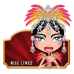 [LINEスタンプ] Miss Li-Nee Cabaret Show