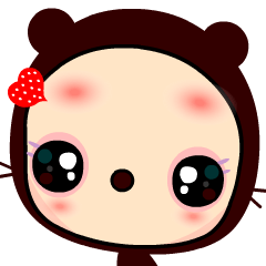 [LINEスタンプ] I love CC bear