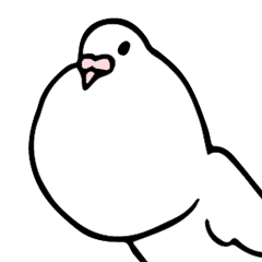 [LINEスタンプ] 鳩胸ポロピン