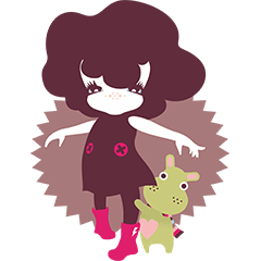 [LINEスタンプ] Angry Babe