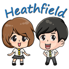 [LINEスタンプ] Heathfield School