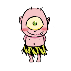 [LINEスタンプ] Cyclops