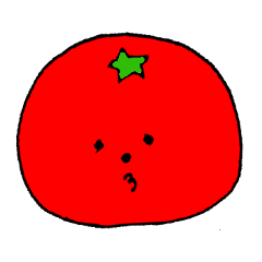 [LINEスタンプ] めっちゃトマト。の画像（メイン）