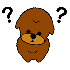 [LINEスタンプ] My teddy bear poodleの画像（メイン）
