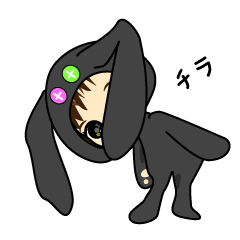 [LINEスタンプ] 黒ウサギとその友達