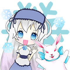 [LINEスタンプ] Winter Snow Queen :Fairy Tale Collection