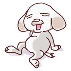 [LINEスタンプ] 小太り親父犬