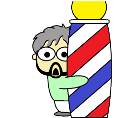 [LINEスタンプ] 理容美容専門学校の先生の日常