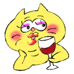 [LINEスタンプ] デベソねこたぬき