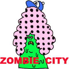 [LINEスタンプ] ZOMBIE CITY