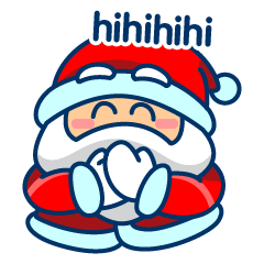 [LINEスタンプ] Funny Santa Claus