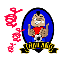 [LINEスタンプ] Football-Thaiの画像（メイン）