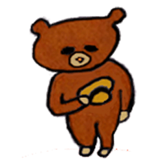 [LINEスタンプ] クマの吾郎