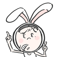 [LINEスタンプ] かわゆいうさぎさん