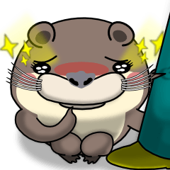 [LINEスタンプ] The small otter