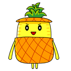 [LINEスタンプ] Pineapple Lucky