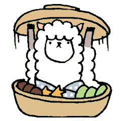 [LINEスタンプ] 冬のアルパカごあいさつ