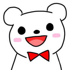 [LINEスタンプ] Bow tie Bear