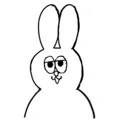 [LINEスタンプ] うさぎ地獄