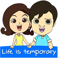 [LINEスタンプ] Save ＆ Jah Life is temporary
