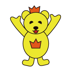 [LINEスタンプ] キングくま