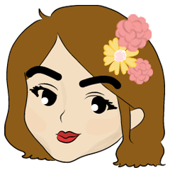 [LINEスタンプ] Powerful Brows