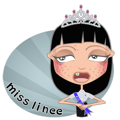 [LINEスタンプ] Miss Li-Nee No.3