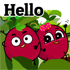 [LINEスタンプ] Passionfruit siblings