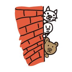[LINEスタンプ] our family are pig mix around meの画像（メイン）