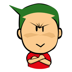 [LINEスタンプ] Igreen man