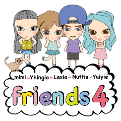 [LINEスタンプ] friends 4