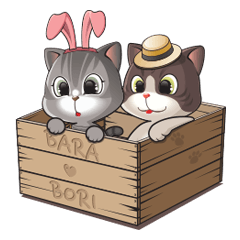 [LINEスタンプ] Bara ＆  Bori