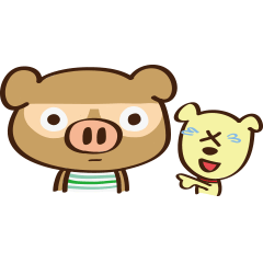 [LINEスタンプ] Gana Pig