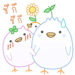 [LINEスタンプ] Dashed Line of Elfy ＆ Tampopoの画像（メイン）