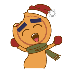 [LINEスタンプ] Red Bean Cake Boy