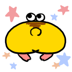 [LINEスタンプ] ハムケツくん